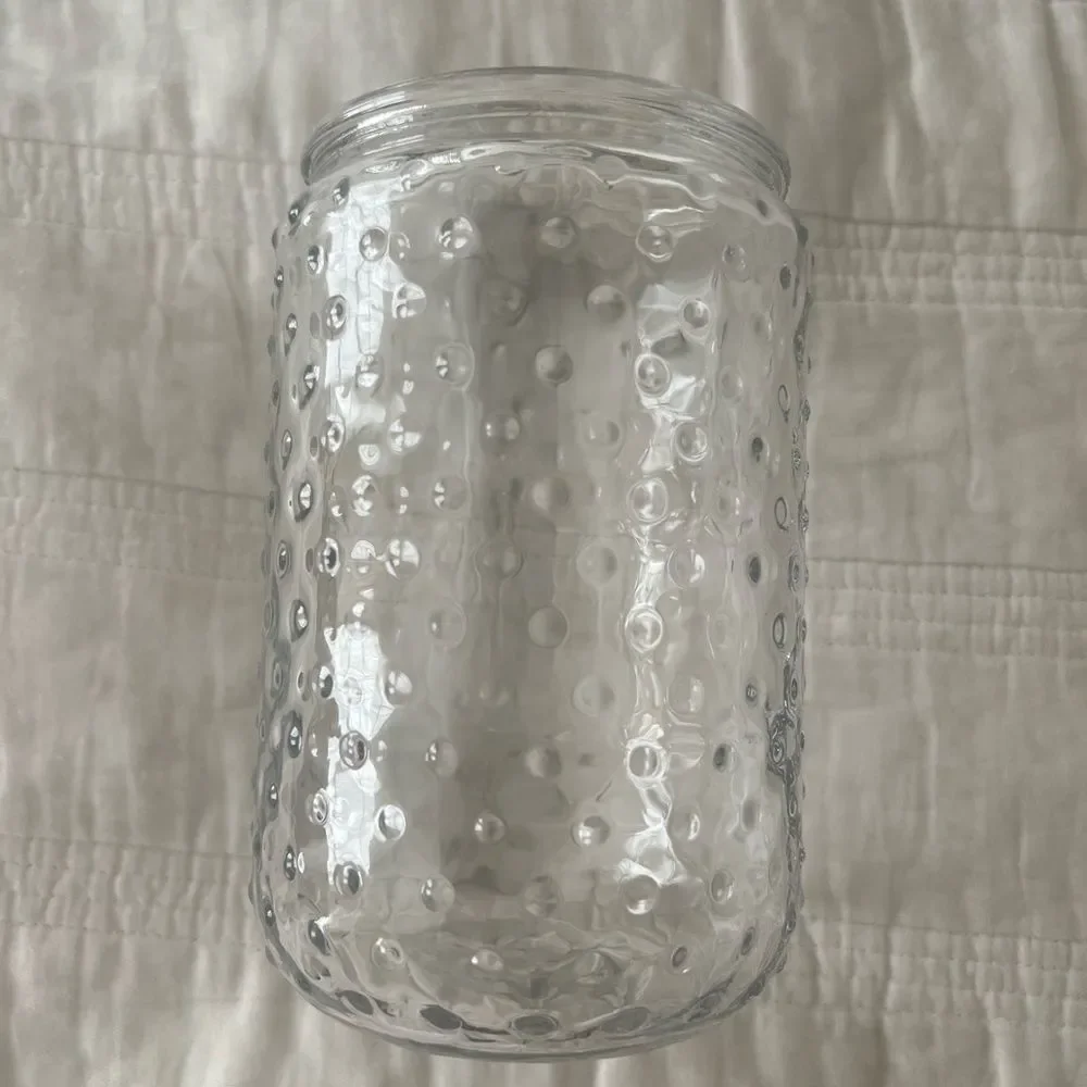 World Market - Large Hobnail Glass Jar